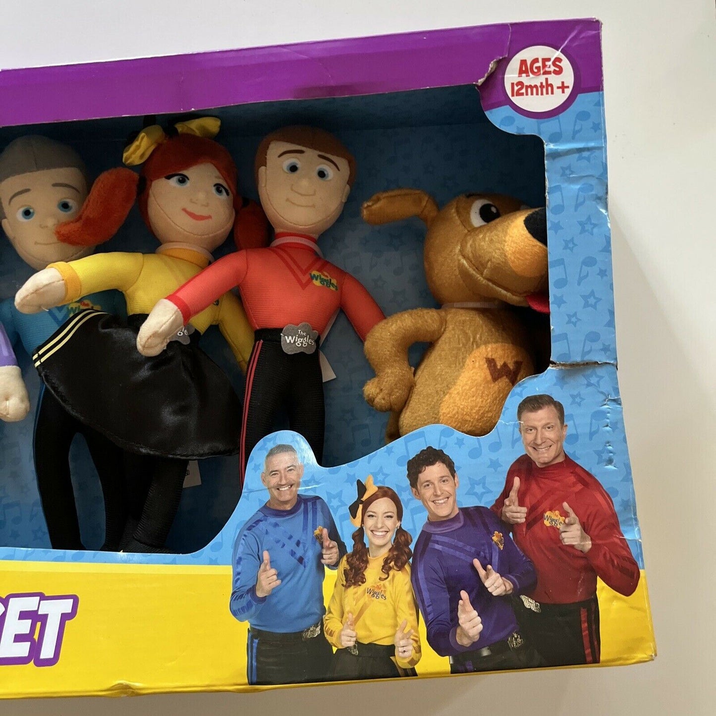 The Wiggles Collector Set Plush Toys: Simon, Anthony, Lachy, Emma, Dorothy, Wags