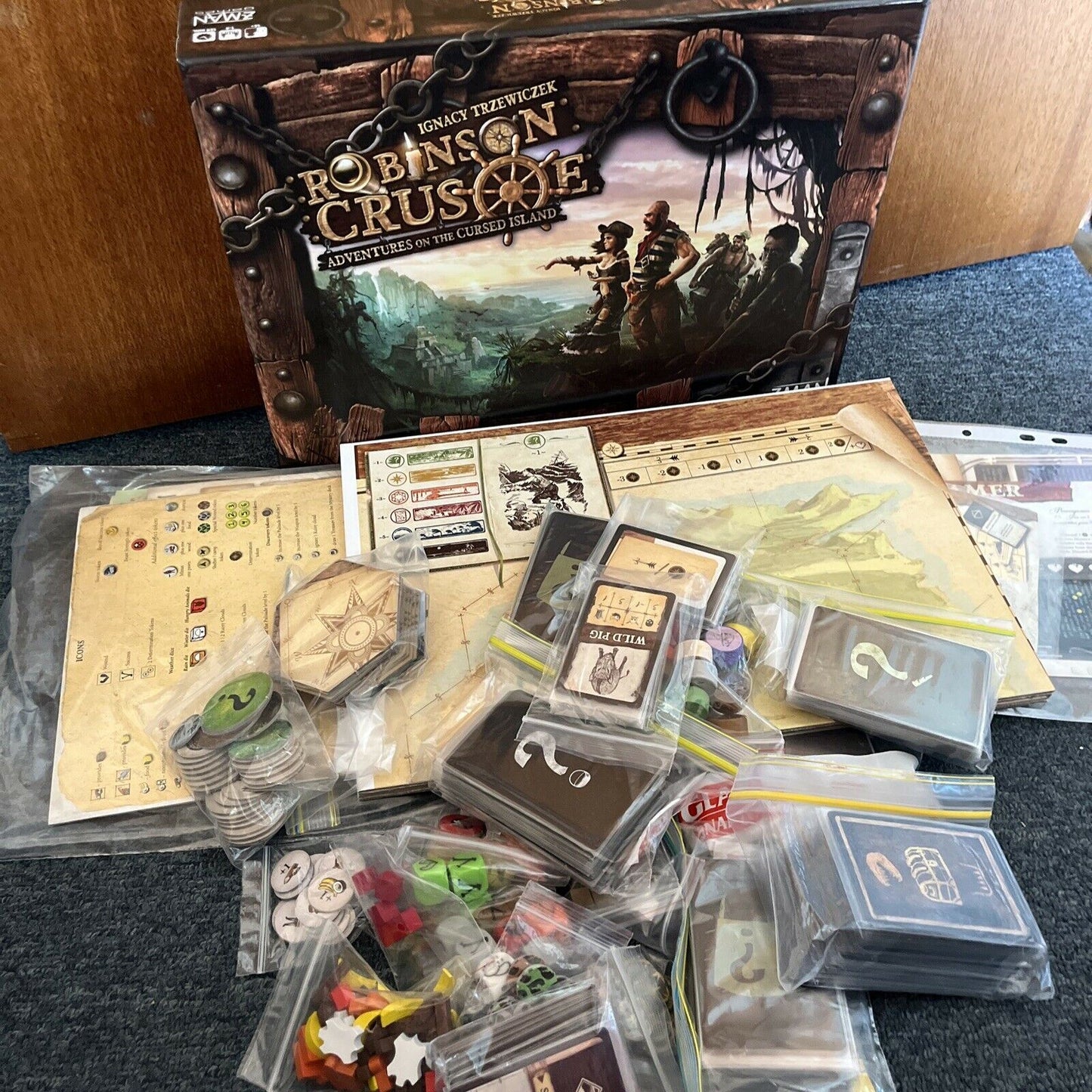 Ignacy Trzewiczek: Robinson Crusoe - Adventure On The Curse Island Board Game