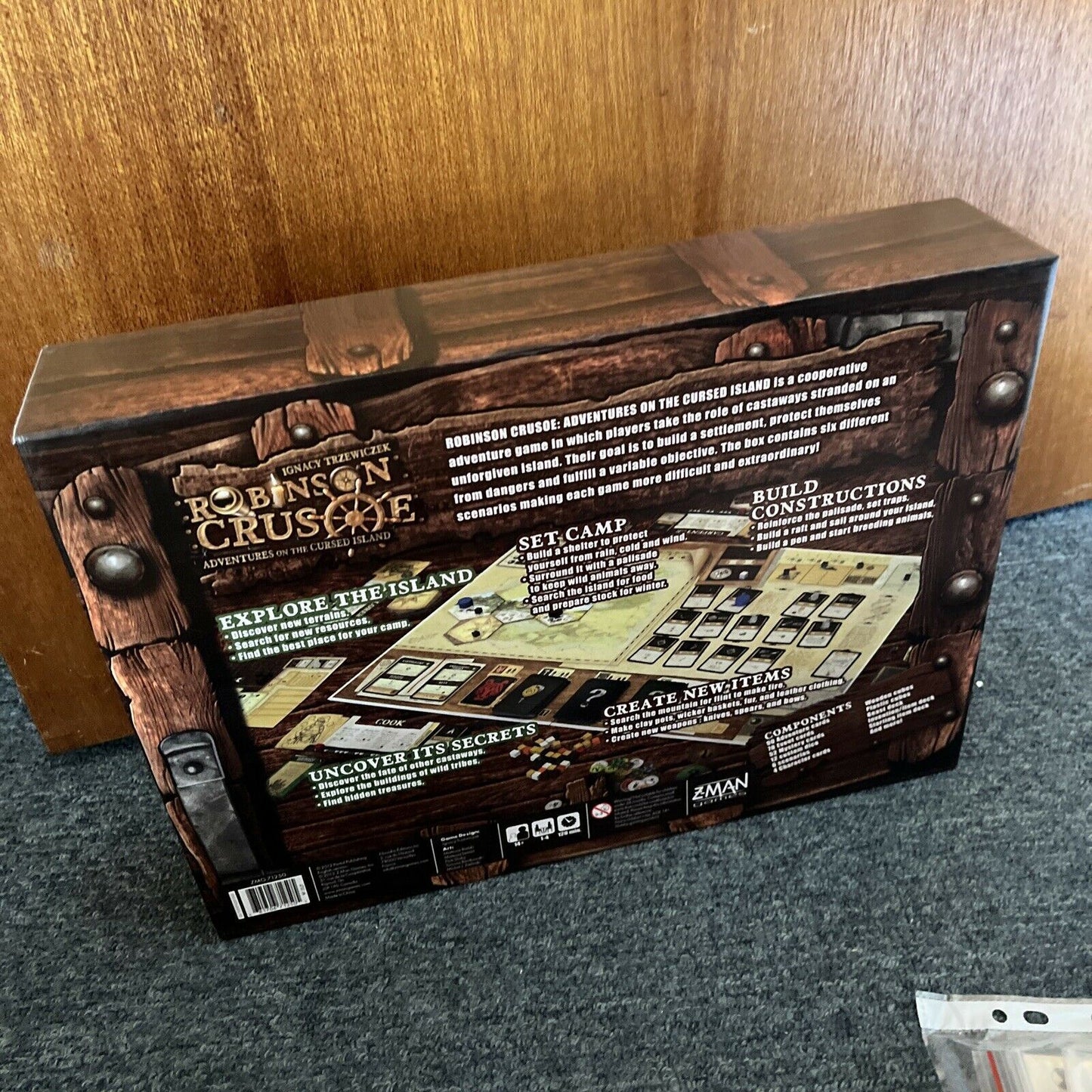 Ignacy Trzewiczek: Robinson Crusoe - Adventure On The Curse Island Board Game