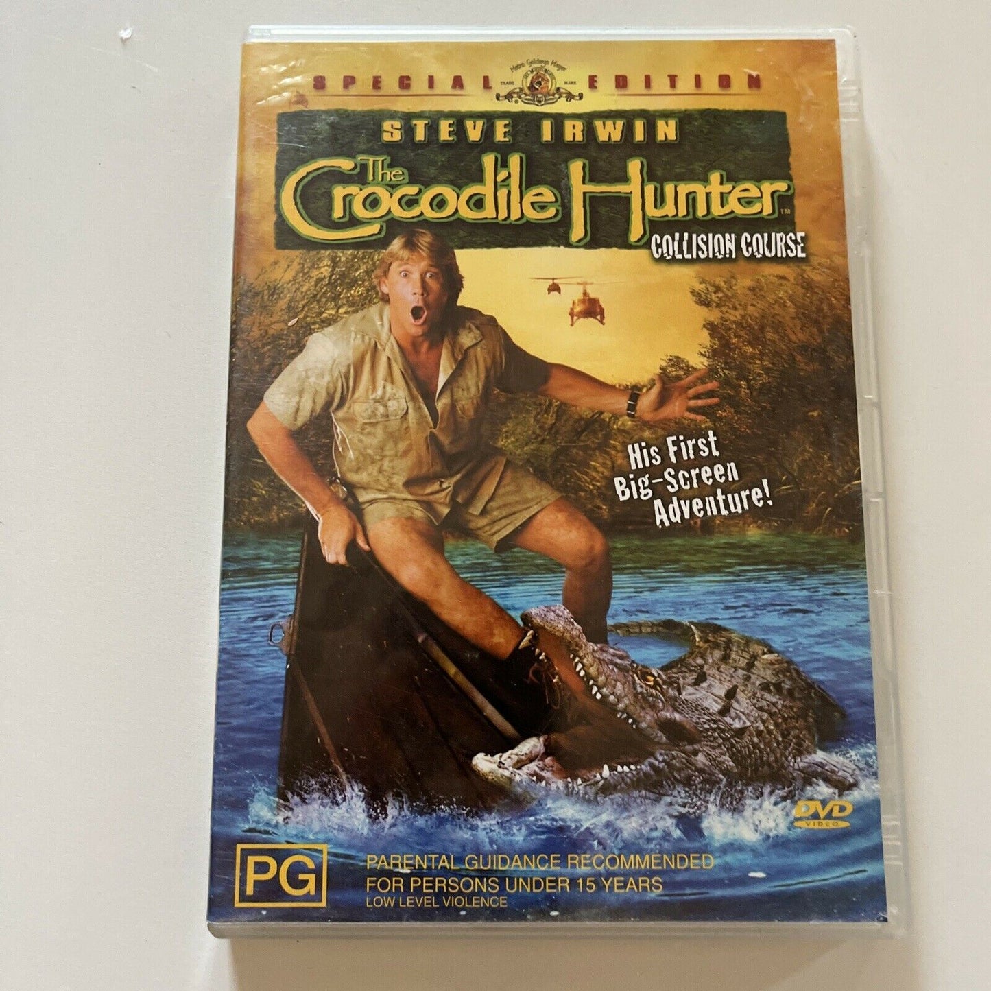 Steve  Irwin:  The Crocodile Hunter  - Collision Course  (DVD, 2002) Region 4