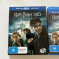 Harry Potter And The Deathly Hallows: Part 1 (Blu-ray 3D, 2010, 3-Disc) Region B