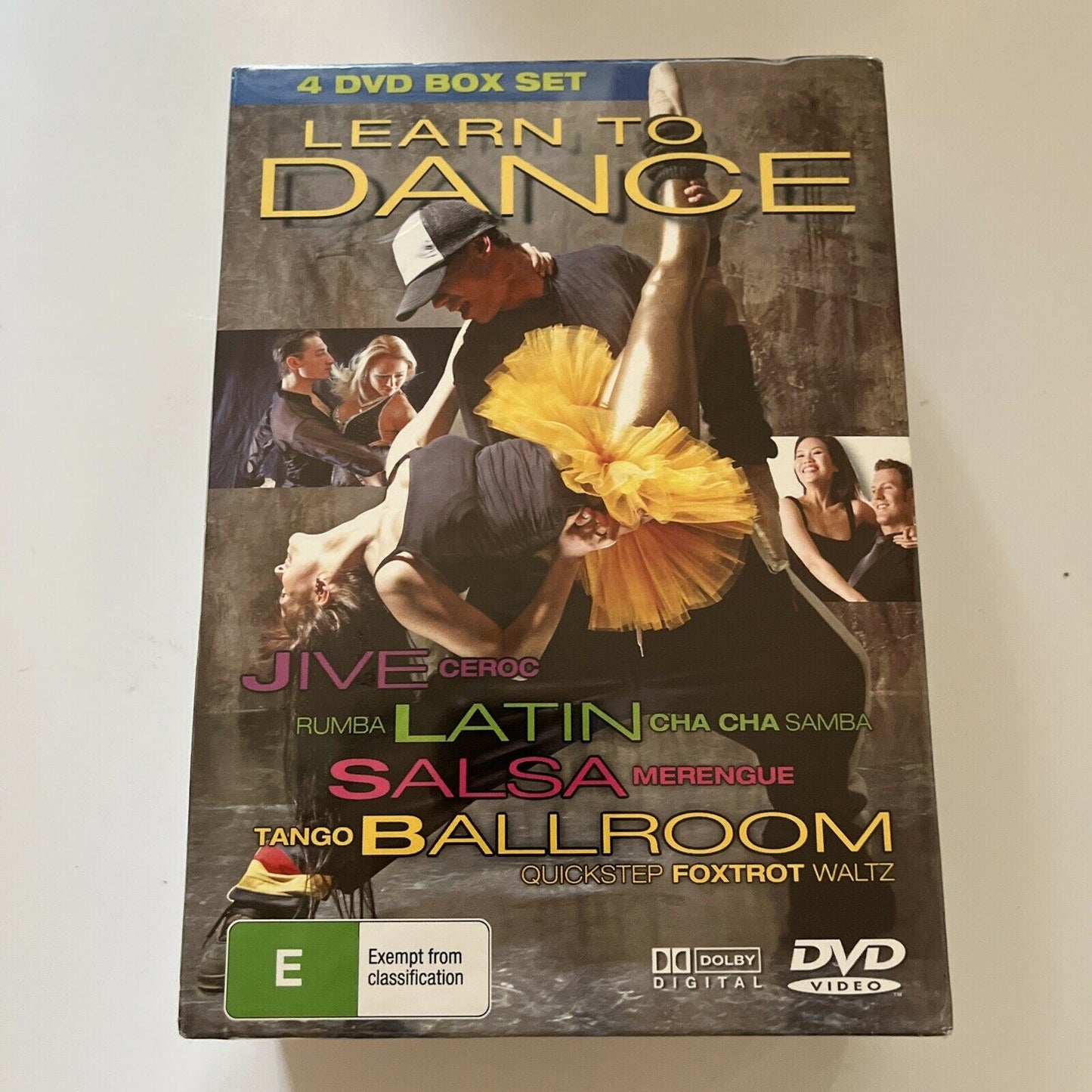 *New Sealed* Learn To Dance: Jive, Latin, Salsa, Ballroom (DVD, 4-Disc)