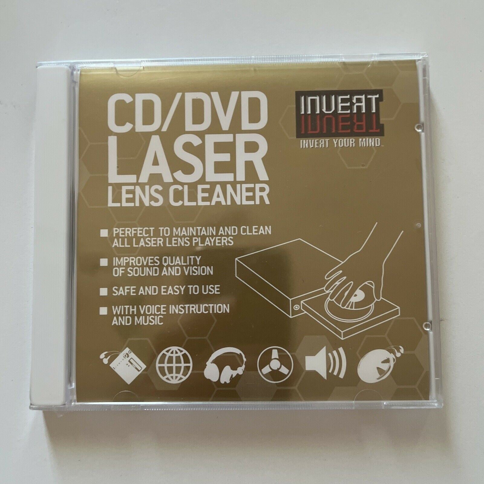 *New Sealed* CD & DVD Laser Lens Cleaner Disc Disk Blu Ray DVD Player ...