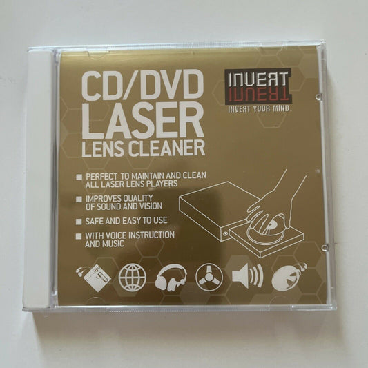 *New Sealed* CD & DVD Laser Lens Cleaner Disc Disk Blu Ray DVD Player Console