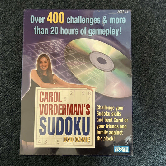 *New Sealed* Carol Voderman's Sudoku DVD Game