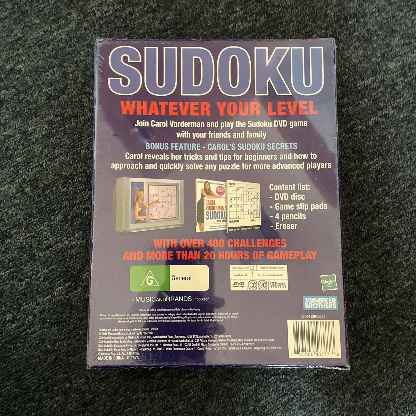 *New Sealed* Carol Voderman's Sudoku DVD Game