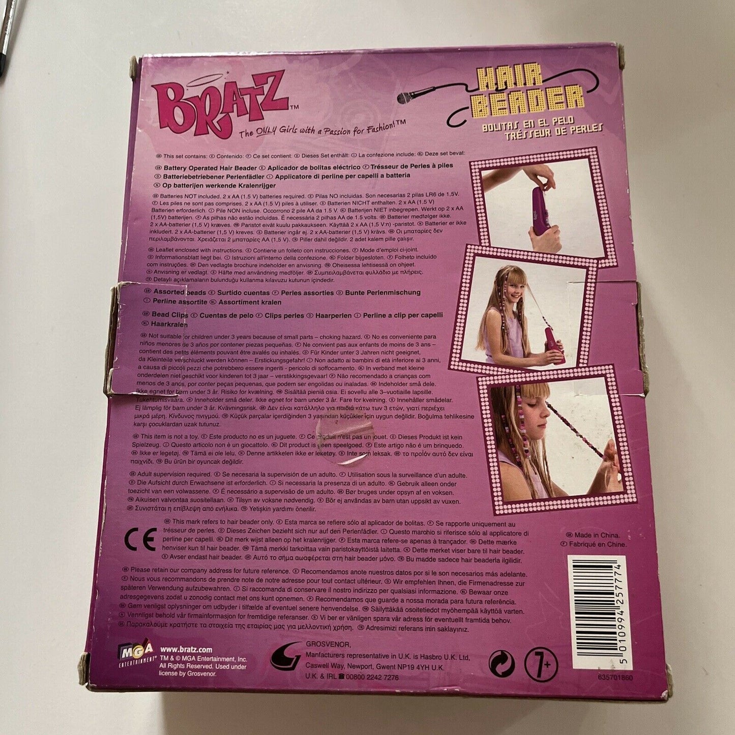 Bratz Hair Beader  2000's Toy Collectable Vintage Pink