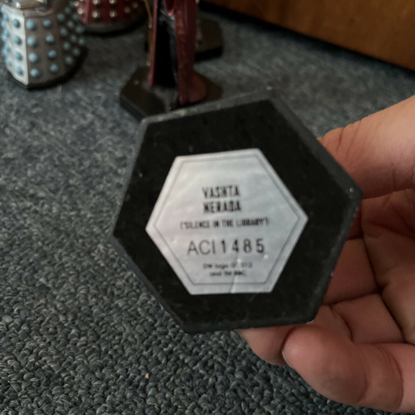 8x Doctor Who Action Figures 3-4": Cyber Controller, Dalek, Rassilon, Scarecrow.