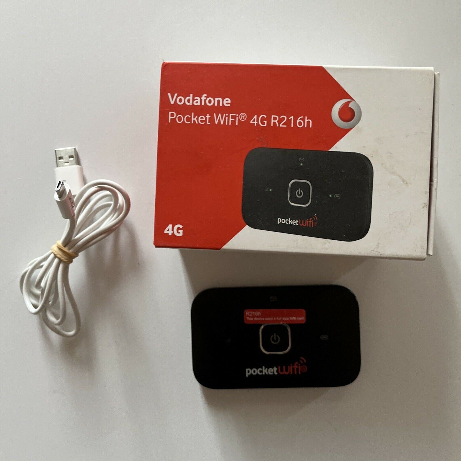Vodafone Pocket WiFi 4G R216h Mobile Broadband Modem Router *Vodafone ...
