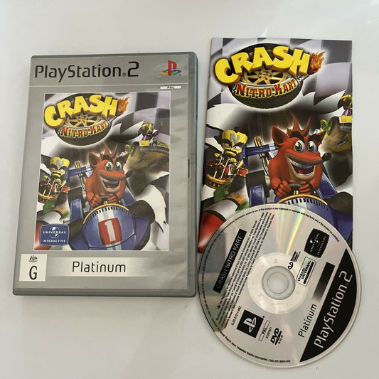 Crash Nitro Kart - Sony PlayStation 2  Complete & Manual - PAL