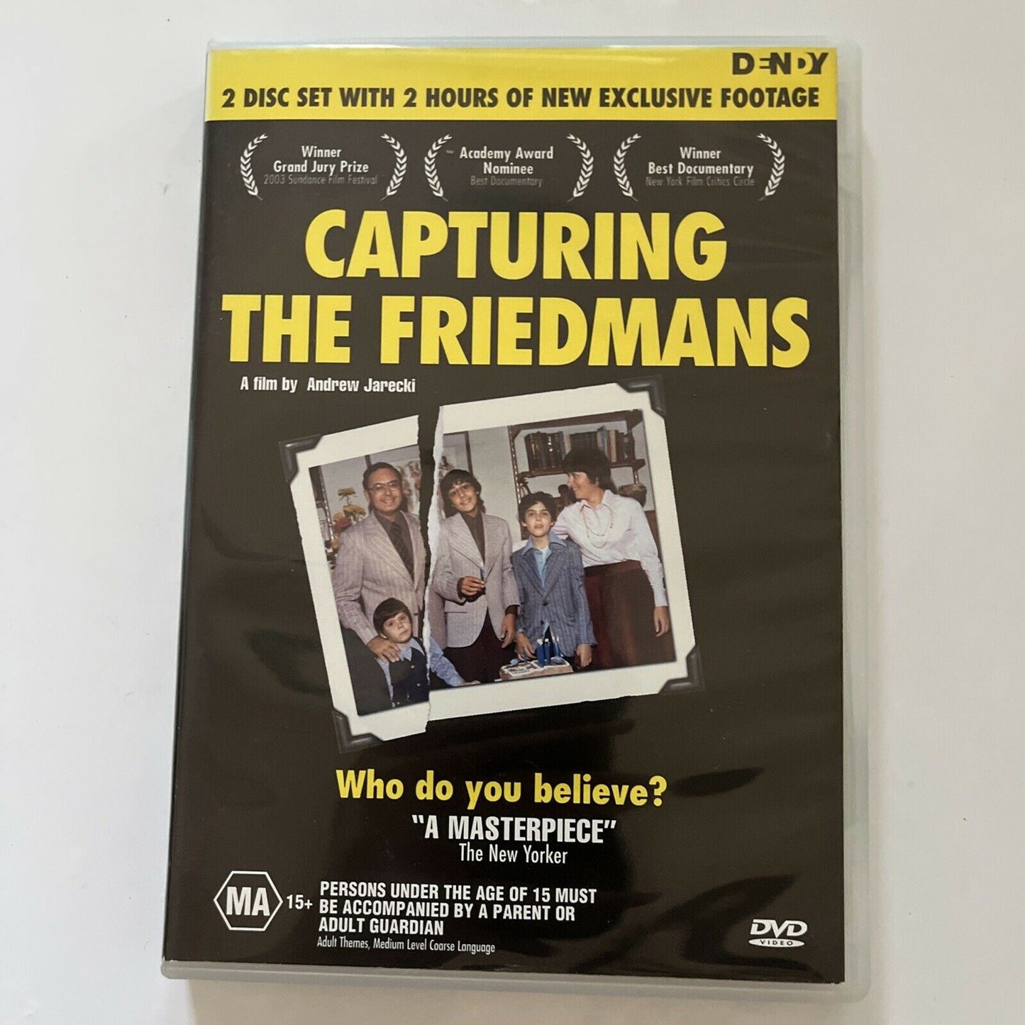 Capturing The Friedmans (DVD, 2003) Region 4