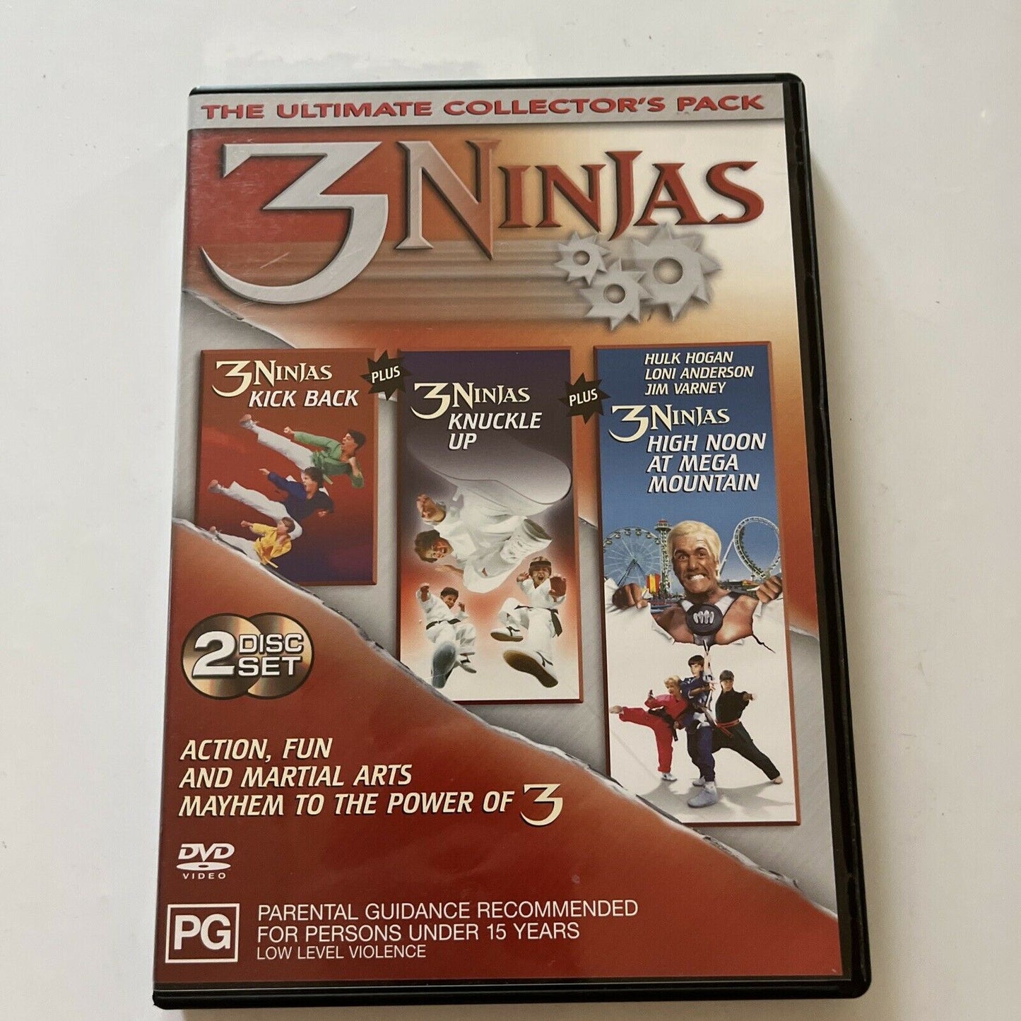 3 Ninjas: Kick Back, Knuckle Up, High Noon At Mega Mountain (DVD, 1992) Region 4