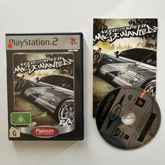 Need for Speed : Most Wanted - Sony PlayStation 2 PS2 Game with Manual