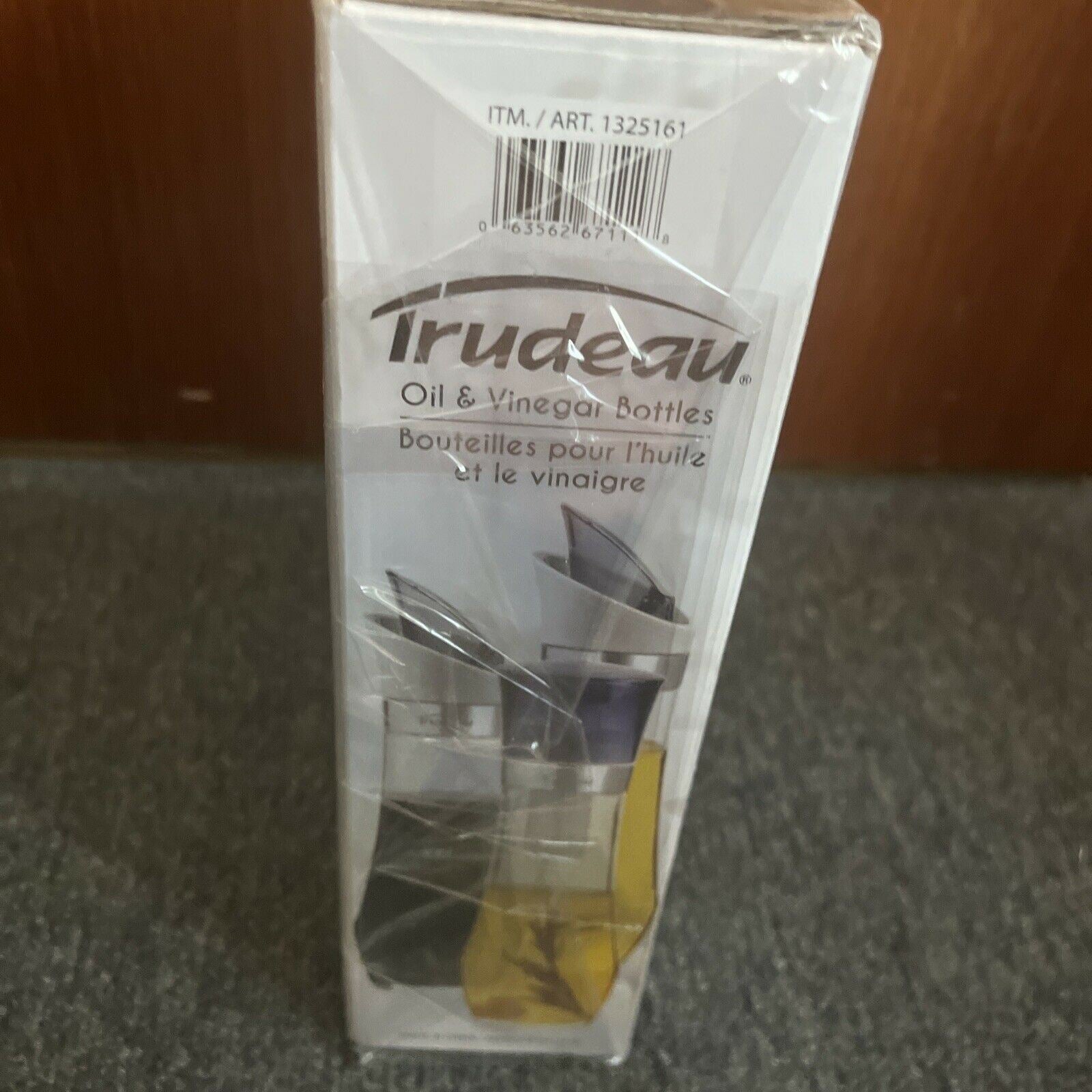 Trudeau Oil & Vinegar Bottles 3 Pack Oil Salad Dressing Oil Spray Disp