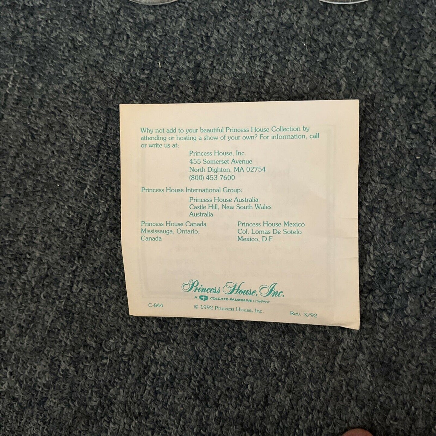 *New* 4x Princess House Crystal Pilsner Glasses 1992 - Made In USA 442