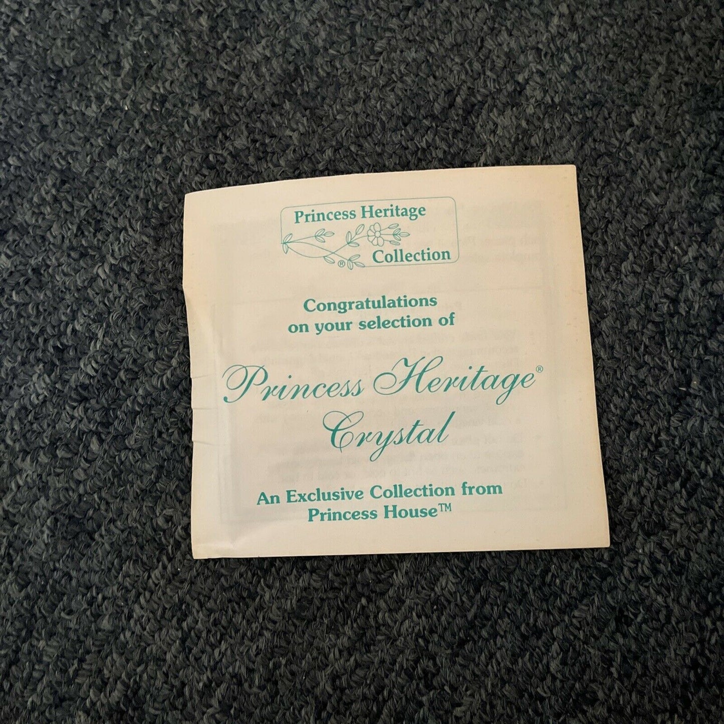 *New* 4x Princess House Crystal Pilsner Glasses 1992 - Made In USA 442