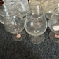 8x Princess House 404 Handcut Brandy Glasses 1989