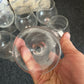 8x Princess House 404 Handcut Brandy Glasses 1989