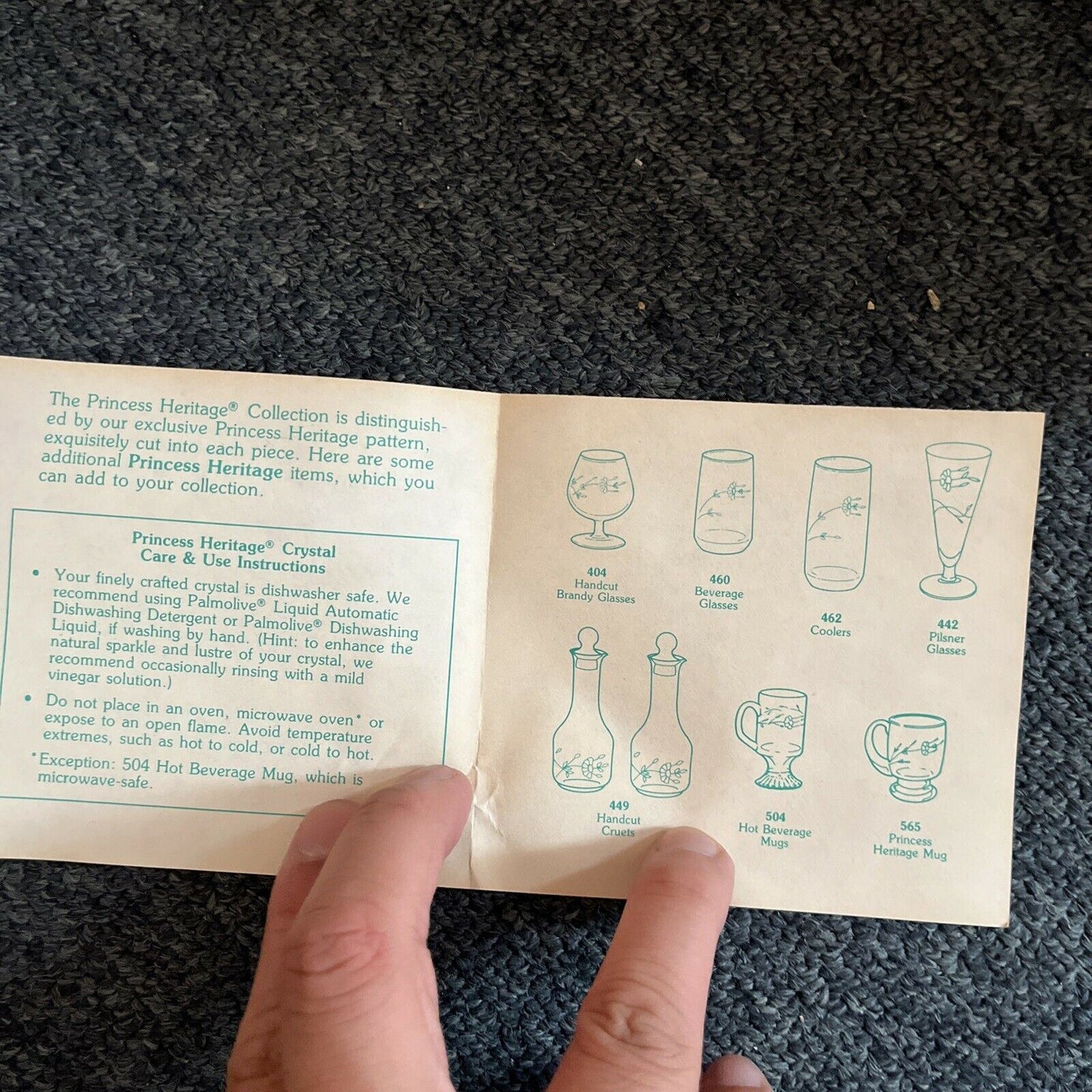 8x Princess House 404 Handcut Brandy Glasses 1989