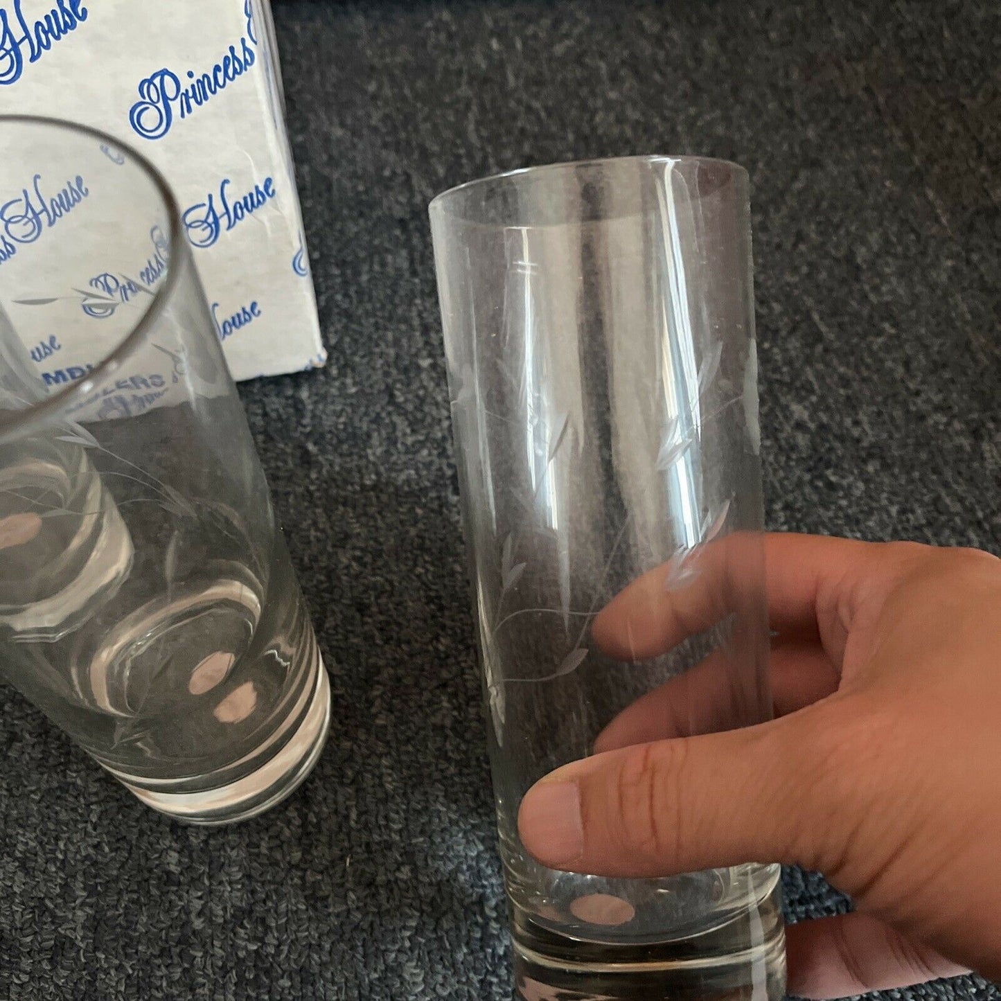 4x Princess House Heritage BeverageWare 523 - Made In USA 1992