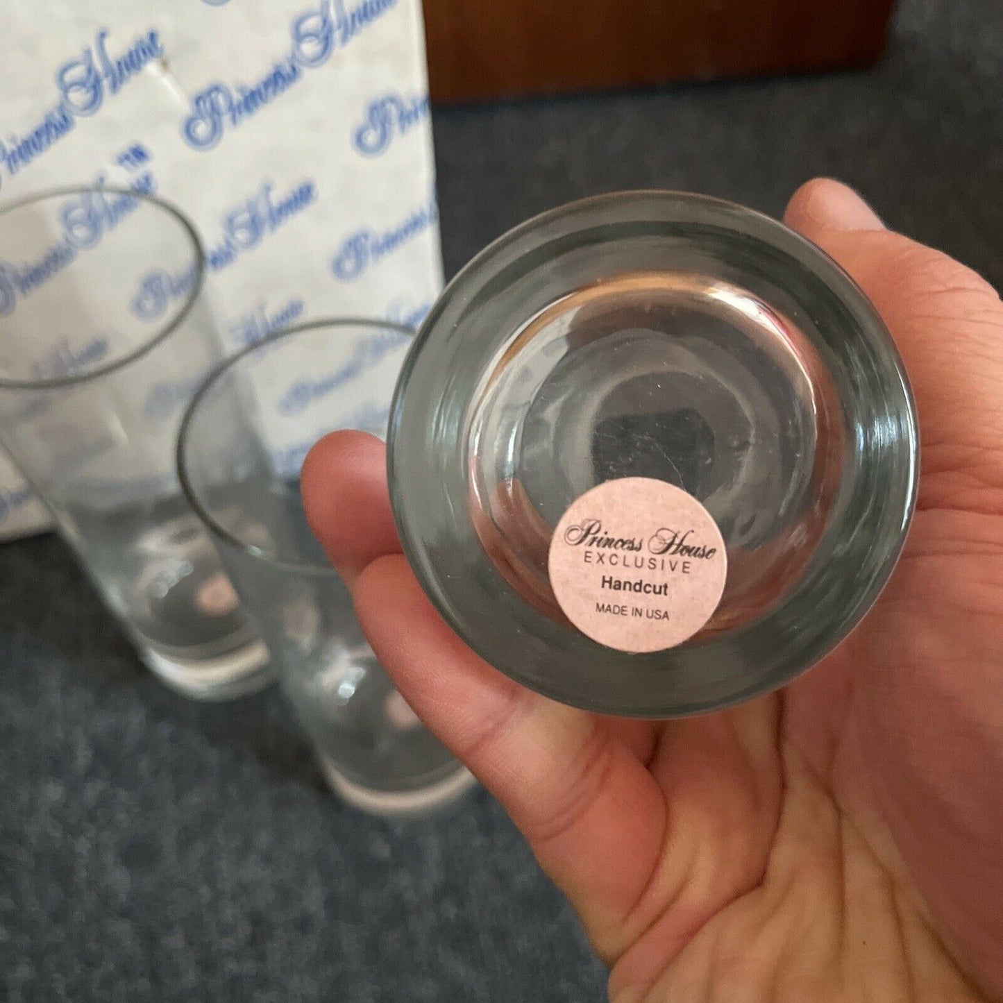 4x Princess House Heritage BeverageWare 523 - Made In USA 1992