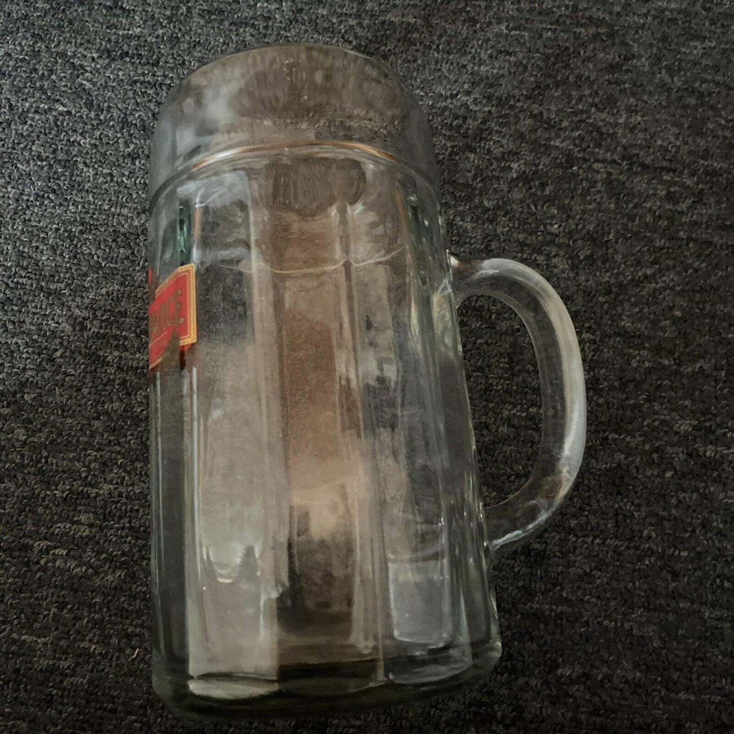 Krusovice Kralovsky Pivovar Beer Stein Mug Glass 1L Made In Austria
