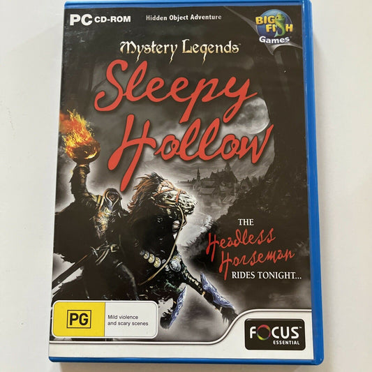 Mystery Legends: Sleepy Hollow PC CDROM Hidden Object Game