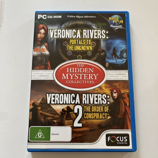 Veronica Rivers 1 & 2 - PC CDROM Hidden Object Game