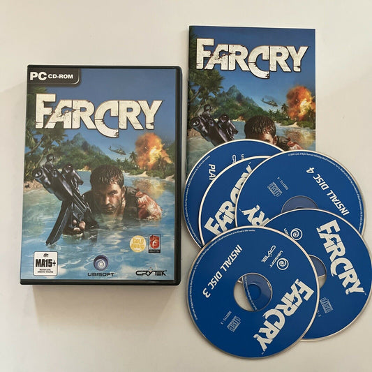 FARCRY PC CD-ROM Complete With Manual 5 Discs Included