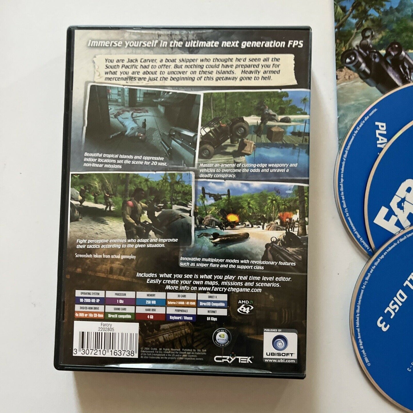 FARCRY PC CD-ROM Complete With Manual 5 Discs Included