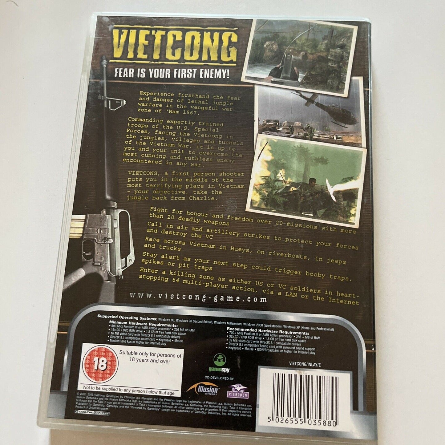 Vietcong PC CDROM With Manual