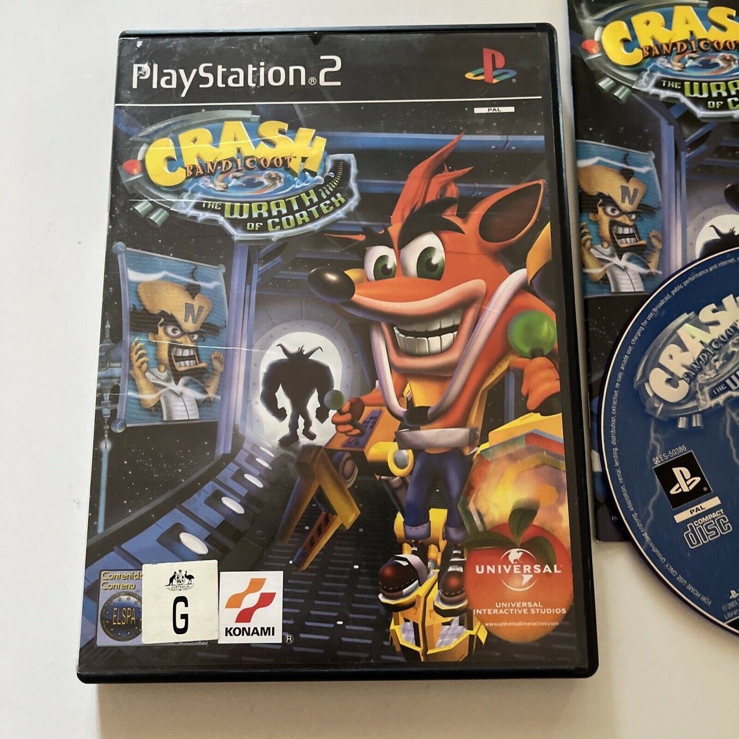 Crash Bandicoot: The Wrath of Cortex PS2 PlayStation Complete With Manual PAL