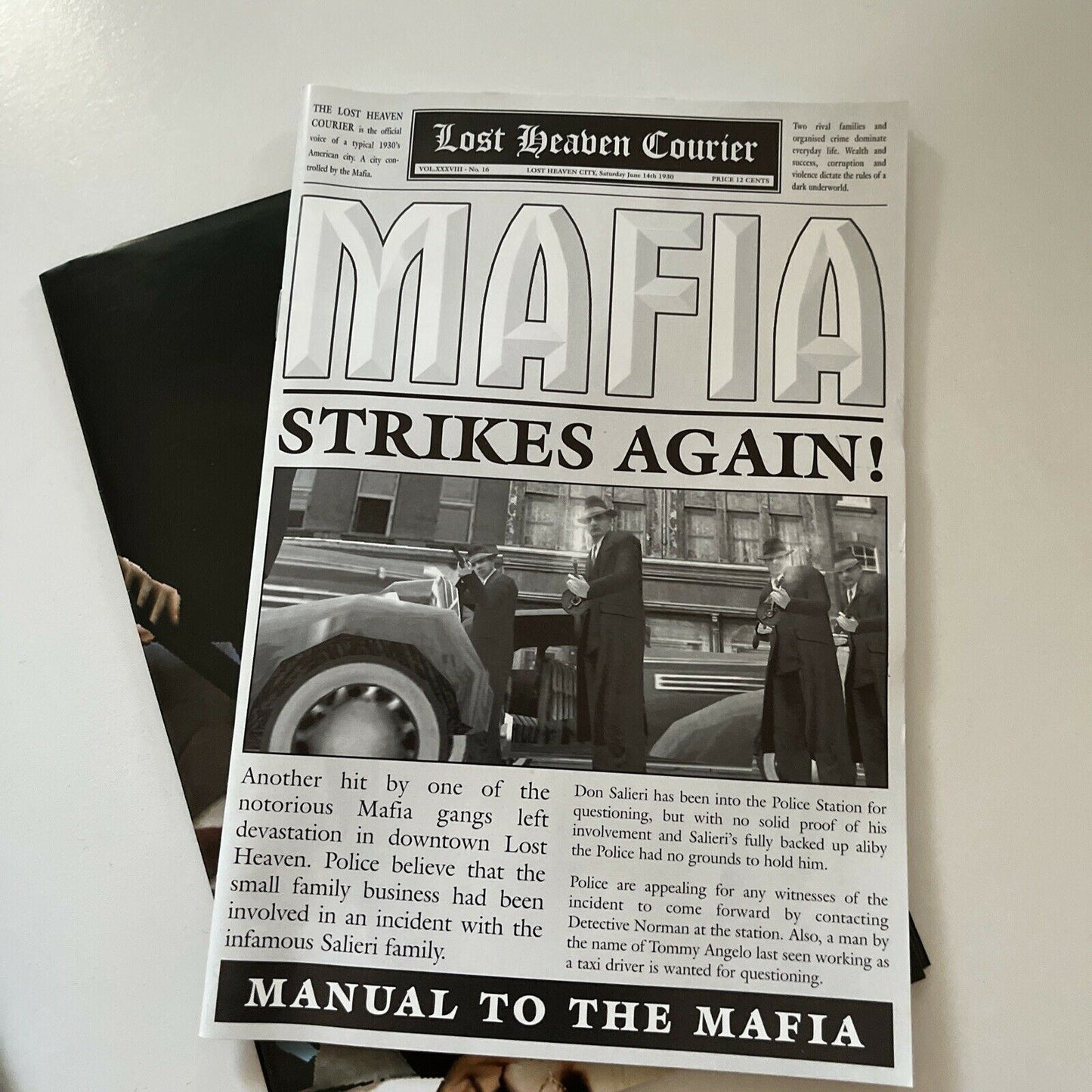 MAFIA - PC Windows CD-ROM Game (3-Disc) with Manual + Map