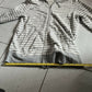 Uniqlo Hoodie XL Size Grey White Stripe Cotton Polyester