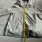 Uniqlo Hoodie XL Size Grey White Stripe Cotton Polyester