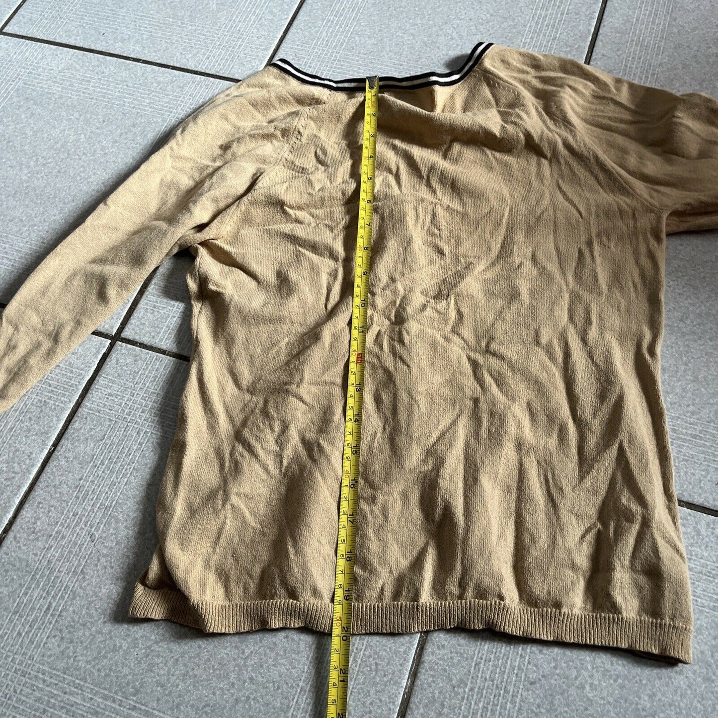 Espirit Brown Button Cardigan Large Size