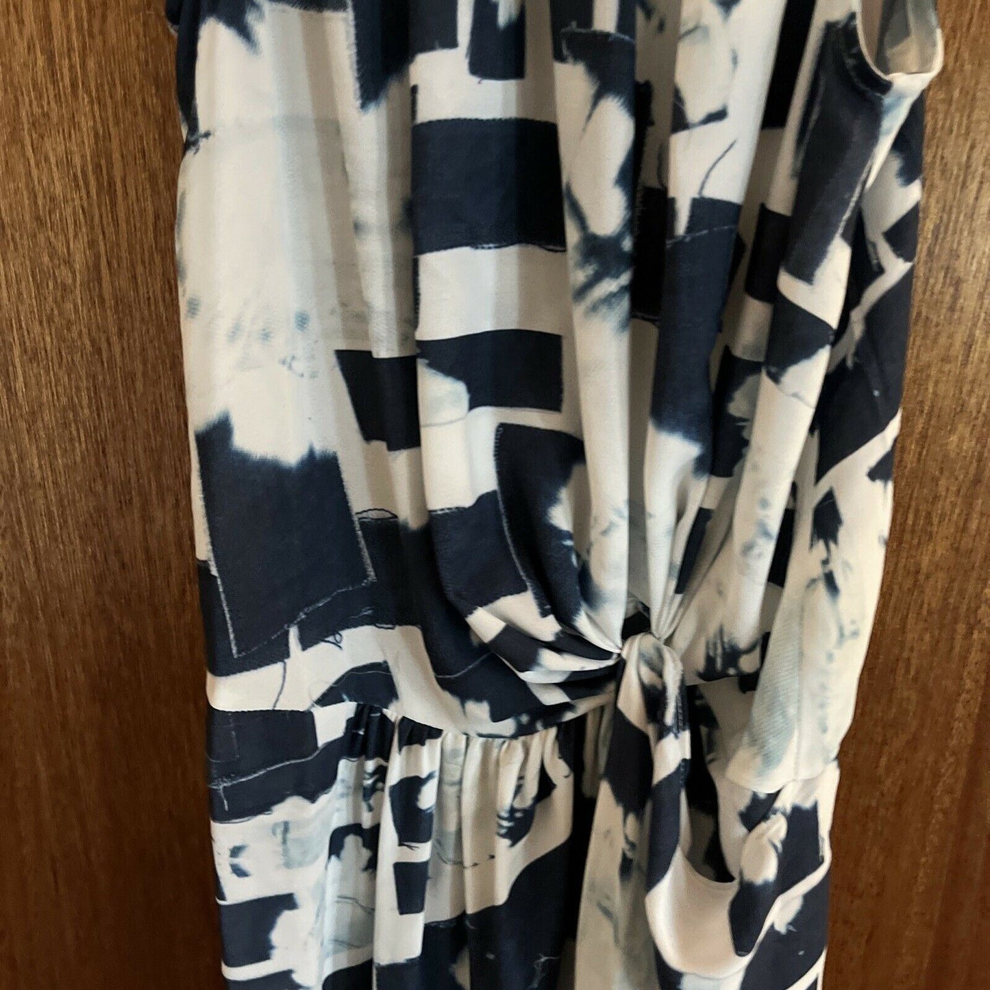 Sheike Maxi Long Dress Size 10 Blue & White – Retro Unit