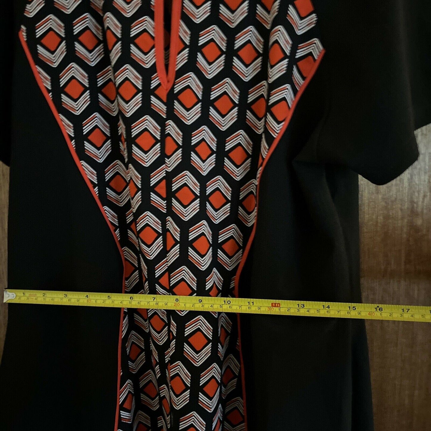 City Chic tunic top, red & black, sz. 14-16/XS