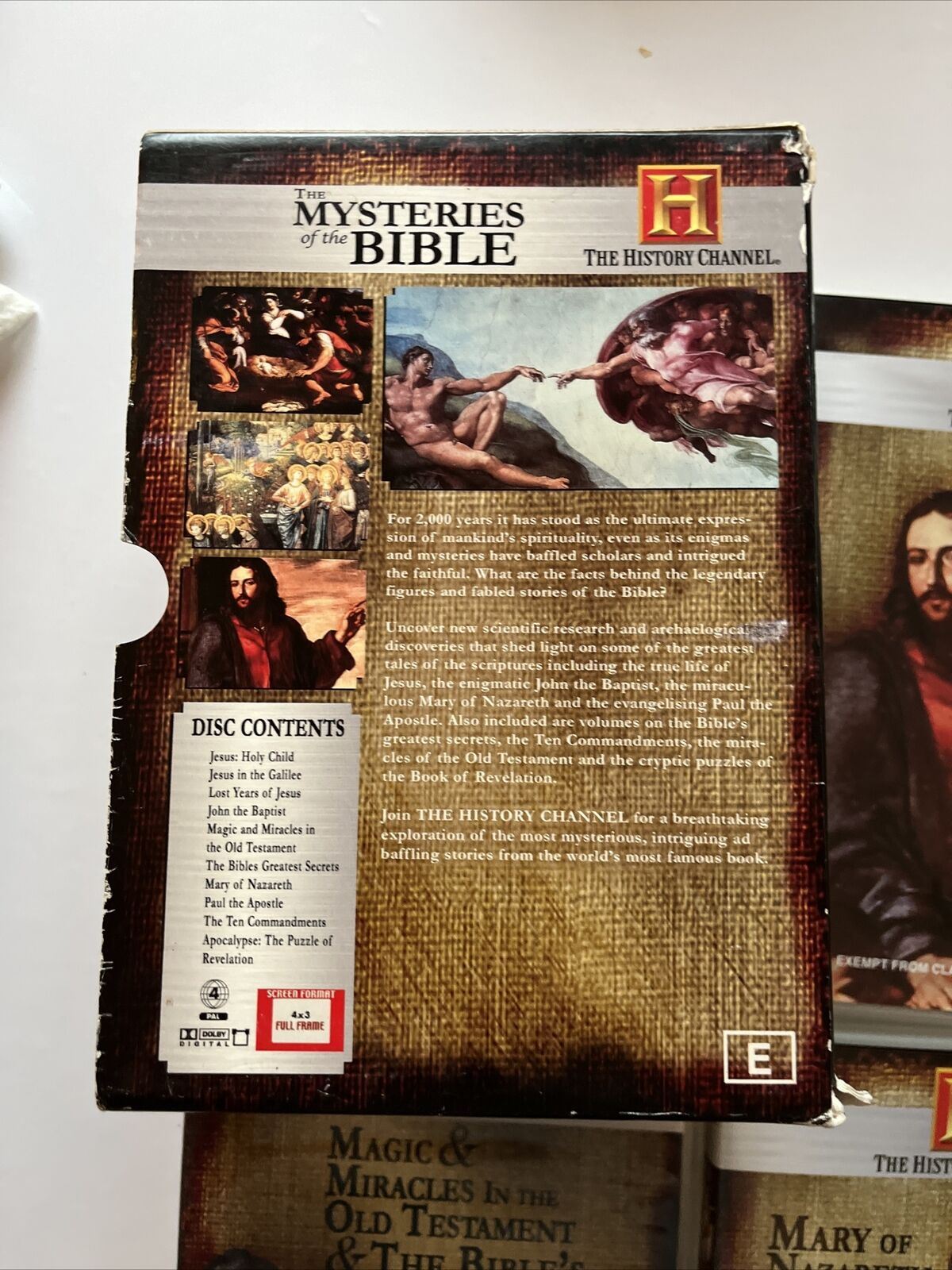 The History Channel - Mysteries Of The Bible (DVD, 1994, 5-Disc) Region 4