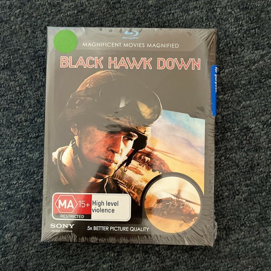 *New Sealed* Black Hawk Down (Blu-ray, 2001) Josh Hartnett, All regions