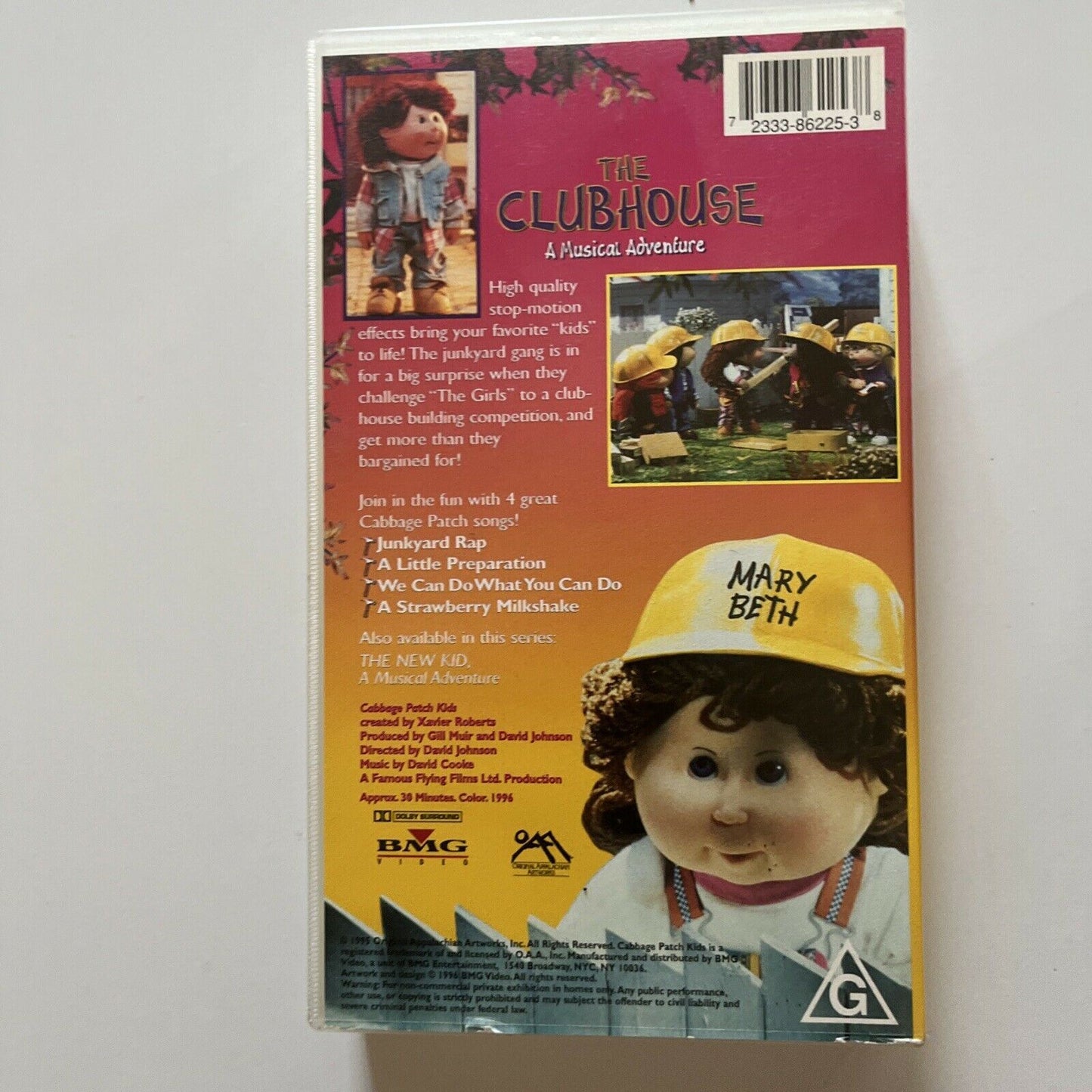 Cabbage Patch Kids - The Clubhouse A Musical Adventure (VHS, 1995) PAL