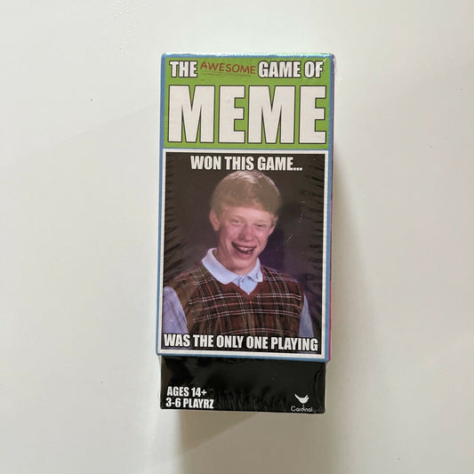 *New Sealed* The Awesome Game Of Meme - Fun Card Game by Cardinal/SpinMaster
