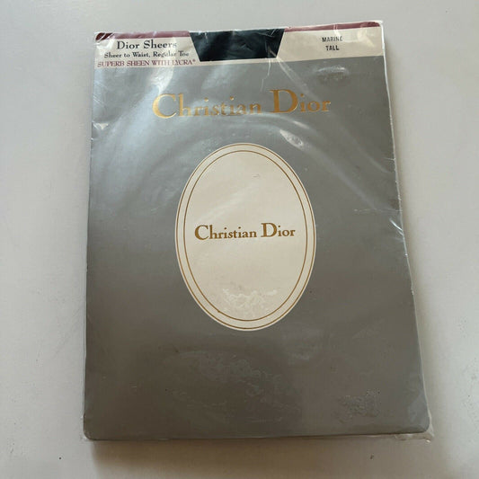 Christian Dior Sheers - Sheer To Waist, Regular Toe - Marine Tall Nylon