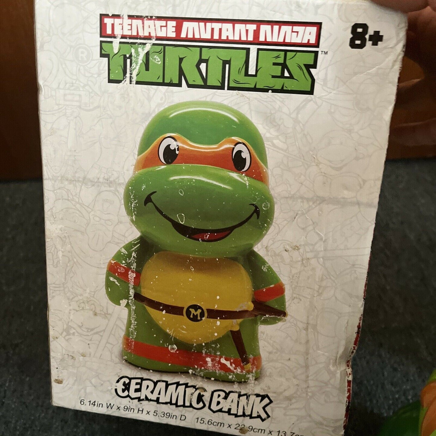Michelangelo Ceramic Bank - Teenage Mutant Ninja Turtles 15.6x22.9x13.6cm 2015