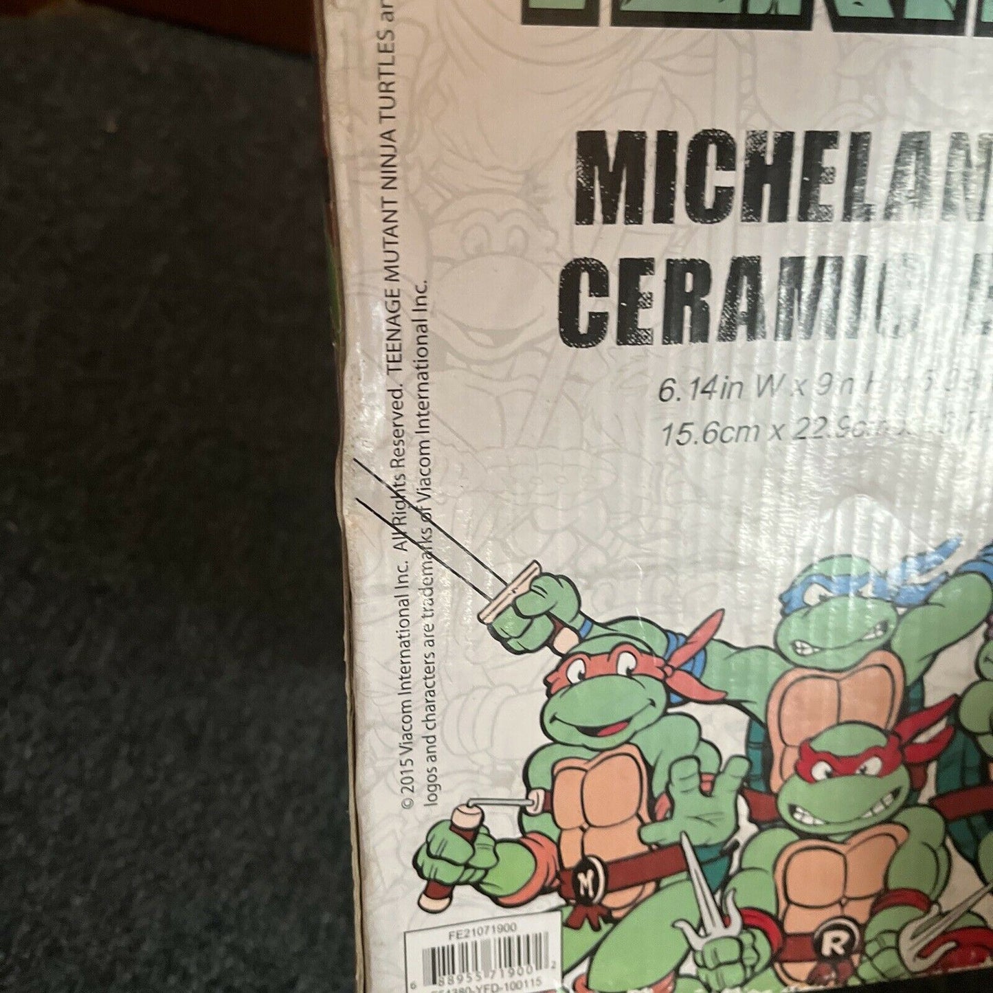 Michelangelo Ceramic Bank - Teenage Mutant Ninja Turtles 15.6x22.9x13.6cm 2015