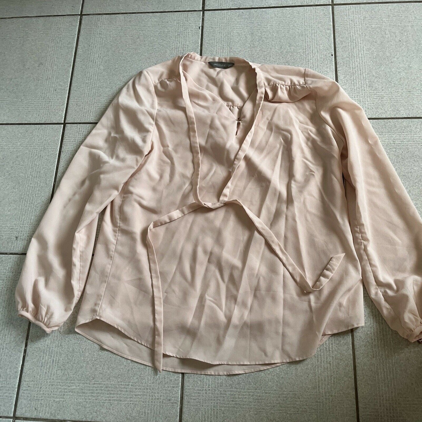 Jacqui E Pink Blouse Size 12