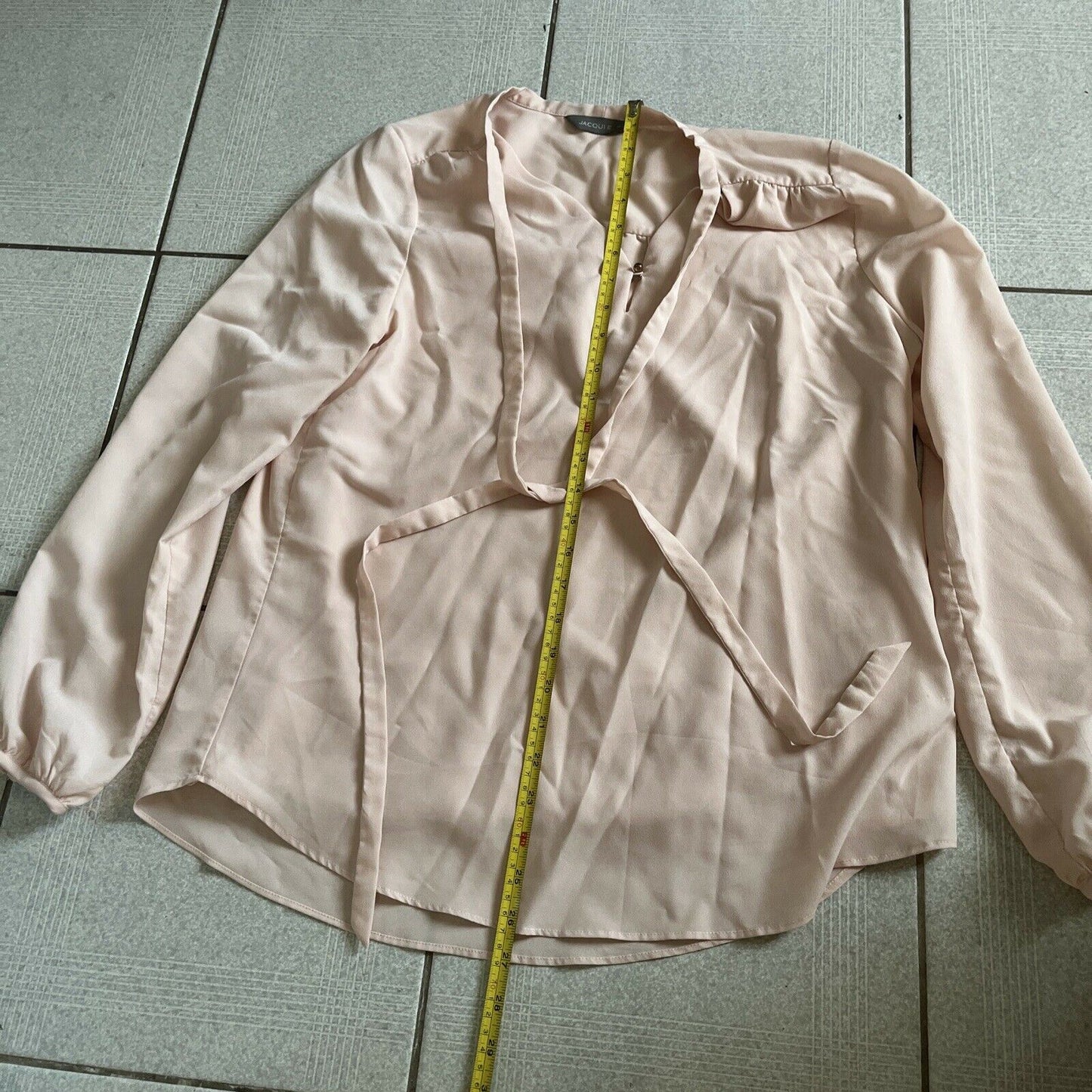 Jacqui E Pink Blouse Size 12