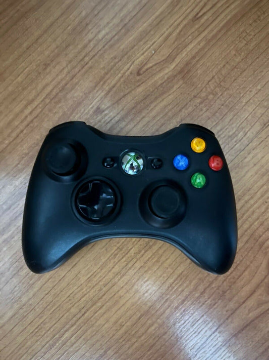 Official Microsoft Xbox 360 Wireless Controller Black Model 1403 Tested Working