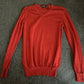 David Jones Red Jumper Pure Merino Wool Small Size Woolmark