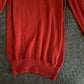 David Jones Red Jumper Pure Merino Wool Small Size Woolmark